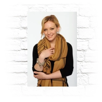 Hilary Duff Metal Wall Art