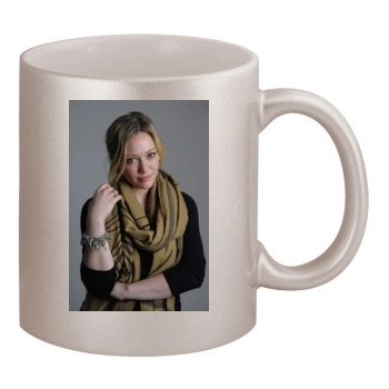 Hilary Duff 11oz Metallic Silver Mug