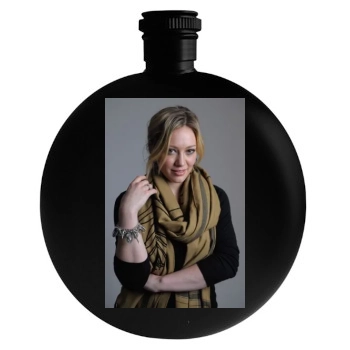 Hilary Duff Round Flask