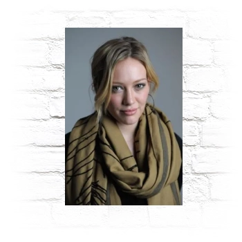 Hilary Duff Metal Wall Art