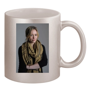 Hilary Duff 11oz Metallic Silver Mug