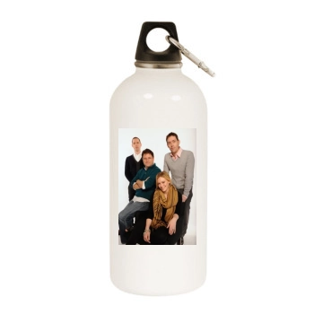 Hilary Duff White Water Bottle With Carabiner