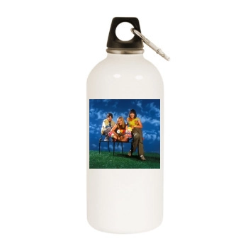 Hilary Duff White Water Bottle With Carabiner