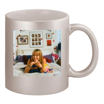 Hilary Duff 11oz Metallic Silver Mug