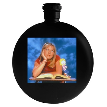 Hilary Duff Round Flask