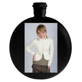 Hilary Duff Round Flask