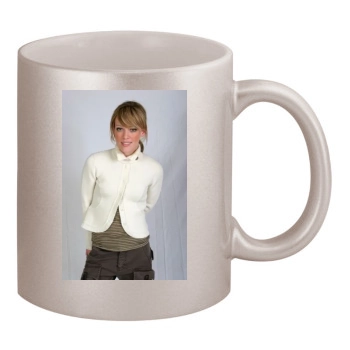 Hilary Duff 11oz Metallic Silver Mug