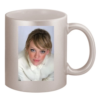 Hilary Duff 11oz Metallic Silver Mug