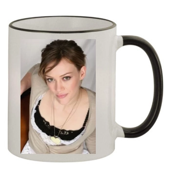 Hilary Duff 11oz Colored Rim & Handle Mug