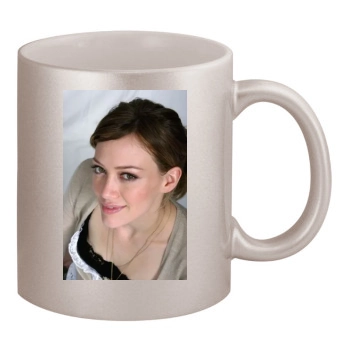 Hilary Duff 11oz Metallic Silver Mug