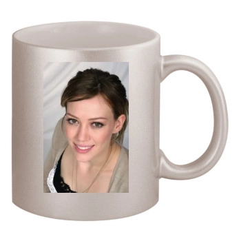 Hilary Duff 11oz Metallic Silver Mug