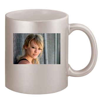 Hilary Duff 11oz Metallic Silver Mug