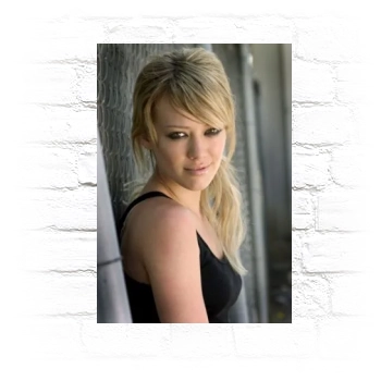 Hilary Duff Metal Wall Art