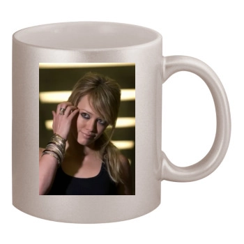 Hilary Duff 11oz Metallic Silver Mug