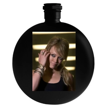 Hilary Duff Round Flask