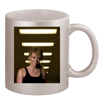 Hilary Duff 11oz Metallic Silver Mug