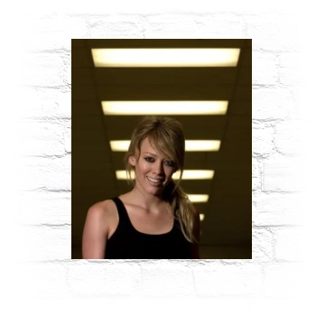 Hilary Duff Metal Wall Art