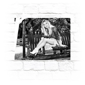 Hilary Duff Metal Wall Art