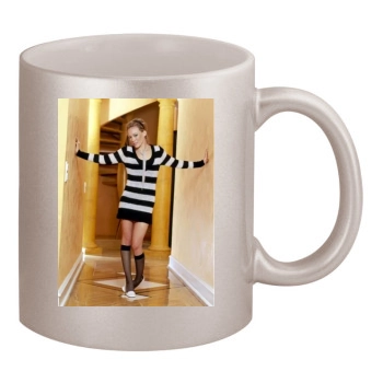 Hilary Duff 11oz Metallic Silver Mug