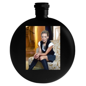 Hilary Duff Round Flask