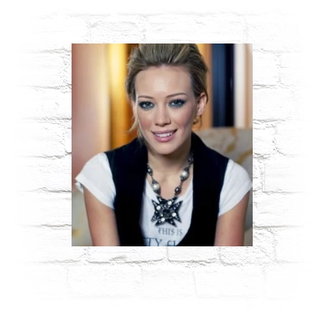 Hilary Duff Metal Wall Art