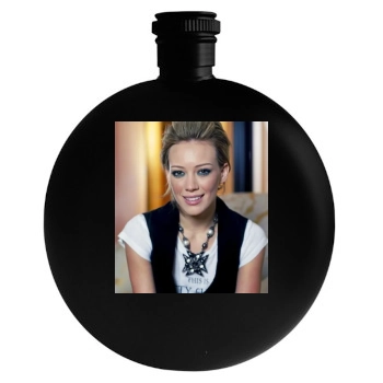 Hilary Duff Round Flask