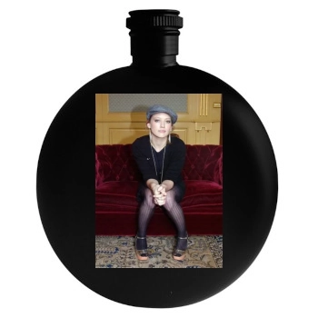 Hilary Duff Round Flask