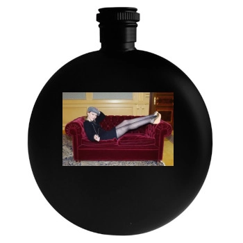 Hilary Duff Round Flask