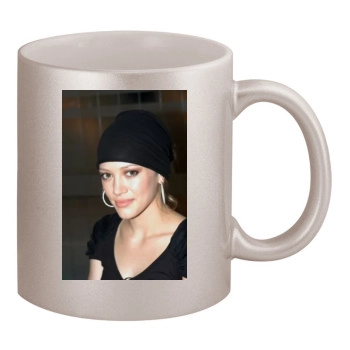 Hilary Duff 11oz Metallic Silver Mug