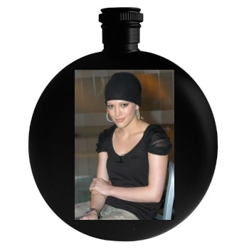 Hilary Duff Round Flask