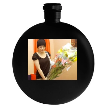 Hilary Duff Round Flask