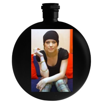 Hilary Duff Round Flask