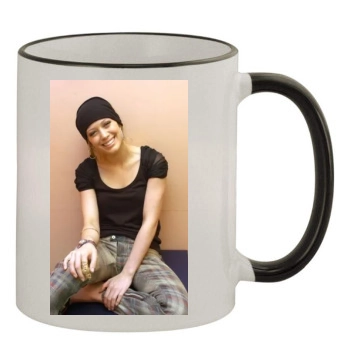 Hilary Duff 11oz Colored Rim & Handle Mug