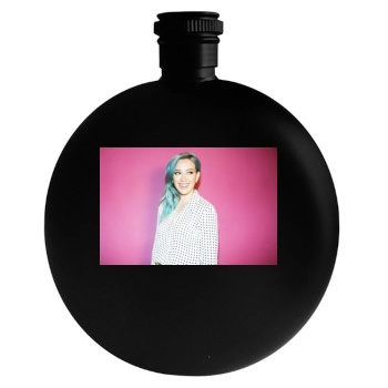 Hilary Duff Round Flask