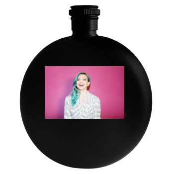 Hilary Duff Round Flask