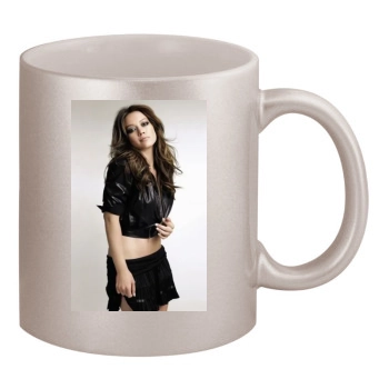 Hilary Duff 11oz Metallic Silver Mug