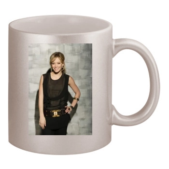 Hilary Duff 11oz Metallic Silver Mug