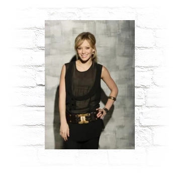 Hilary Duff Metal Wall Art