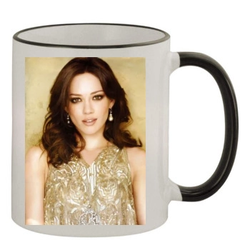 Hilary Duff 11oz Colored Rim & Handle Mug