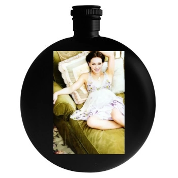 Hilary Duff Round Flask