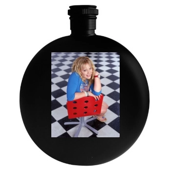 Hilary Duff Round Flask