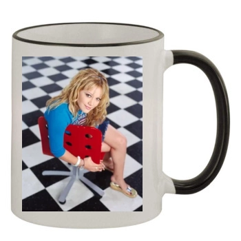 Hilary Duff 11oz Colored Rim & Handle Mug