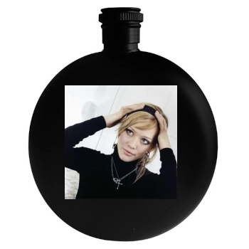 Hilary Duff Round Flask