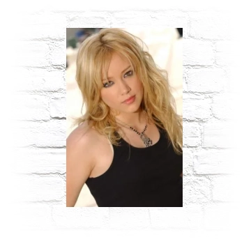 Hilary Duff Metal Wall Art