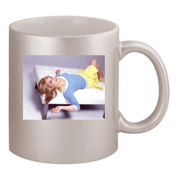 Hilary Duff 11oz Metallic Silver Mug