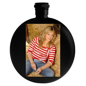 Hilary Duff Round Flask