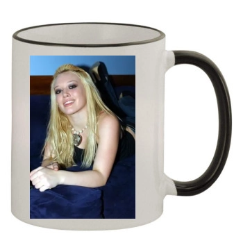 Hilary Duff 11oz Colored Rim & Handle Mug