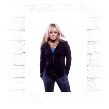 Hilary Duff Metal Wall Art