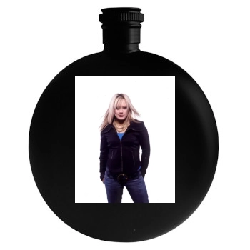 Hilary Duff Round Flask