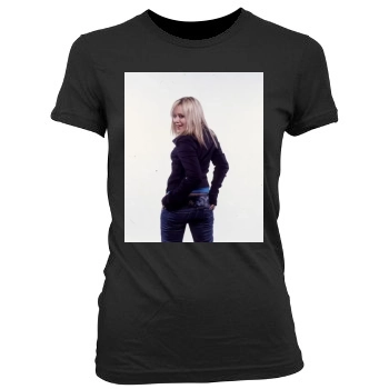 Hilary Duff Women's Junior Cut Crewneck T-Shirt